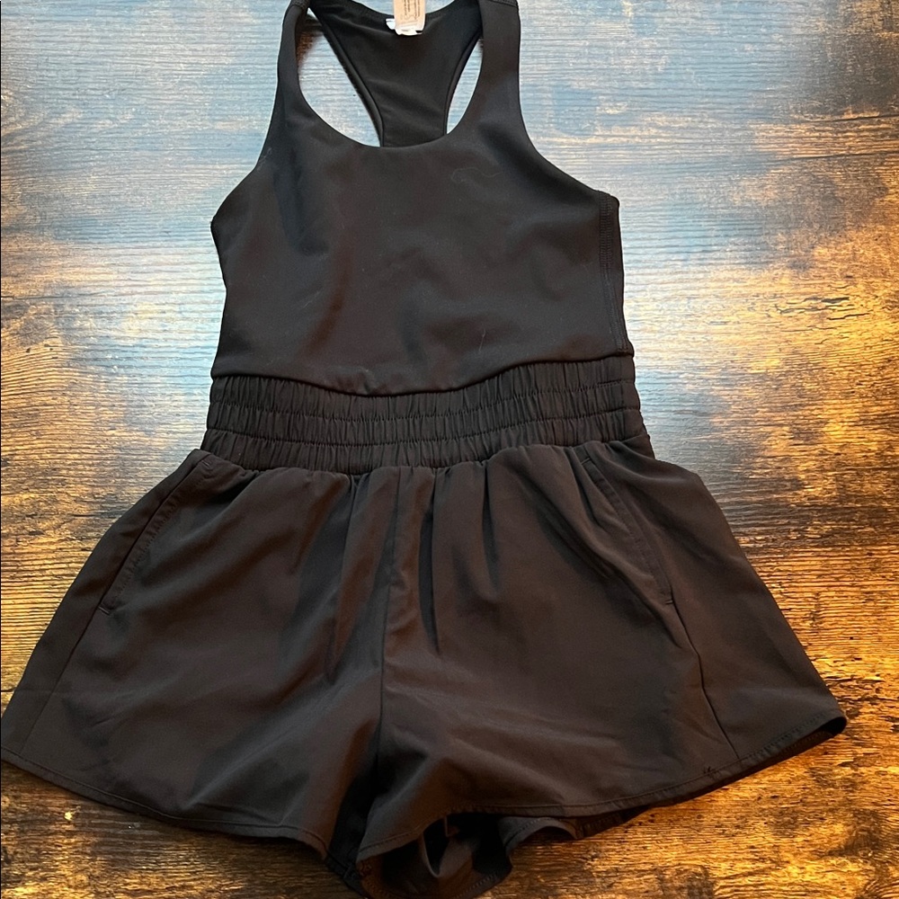 Yogalicious Black Kids Romper